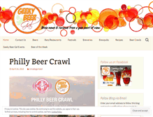 Tablet Screenshot of geekybeergal.com